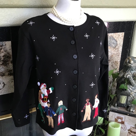 Vintage BECHAMEL Petites Button up Cardigan/Top - Picture 6 of 8